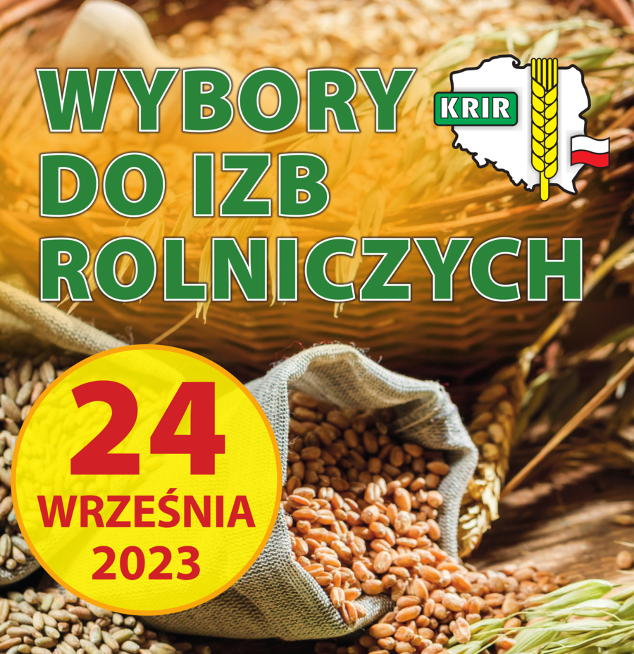 Plakat wyborów do Izb Rolniczych